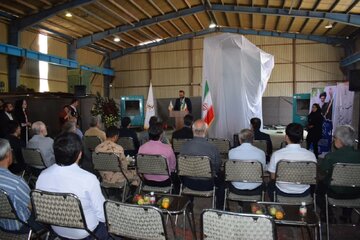 رونمایی از بزرگ ترین دستگاه قیچی سرد برد کشور
