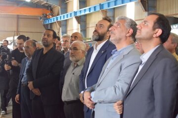 رونمایی از بزرگ ترین دستگاه قیچی سرد برد کشور