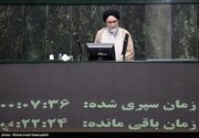تصویری از وزیر پیشنهادی اطلاعات بعد از دفاع از برنامه هایش در مجلس