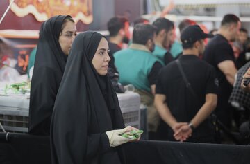 خدمت‌رسانی قهرمانان المپیک در موکب ورزشکاران موحبان الرضا نجف