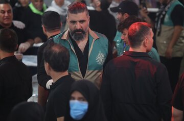 خدمت‌رسانی قهرمانان المپیک در موکب ورزشکاران موحبان الرضا نجف