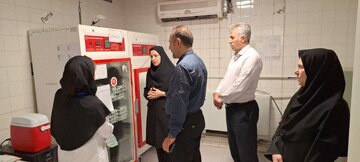 تامین خون مورد نیاز بیمارستان های در مسیر زوار اربعین 