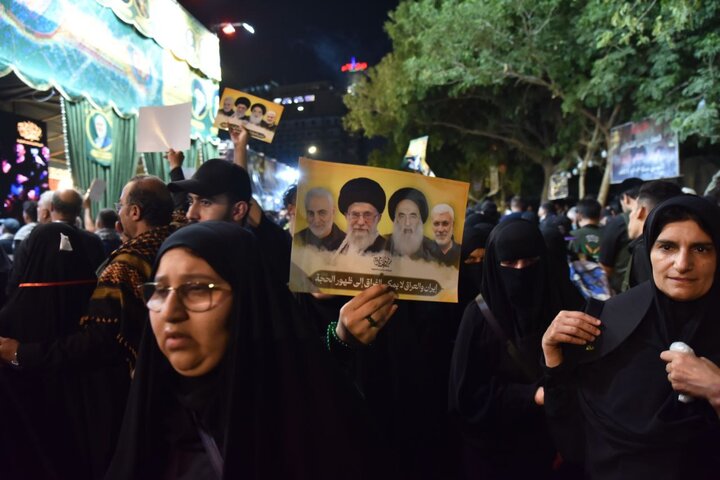 راهپیمایی اربعین از لنز دوربین