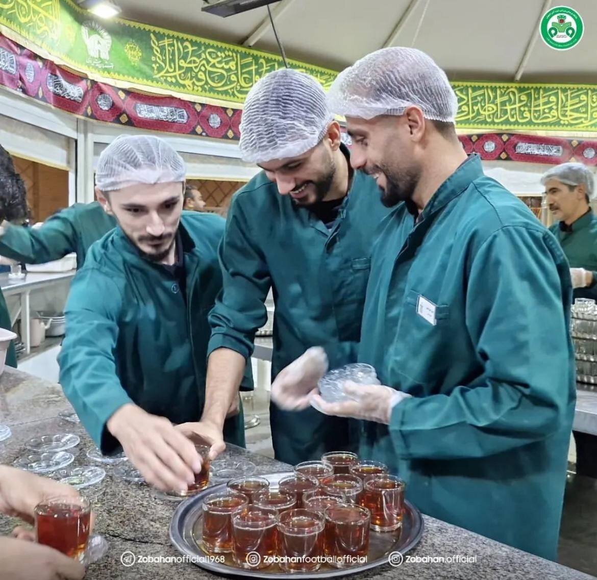 عکس | ستاره گرجستانی ذوبآهن در حرم امام رضا (ع)