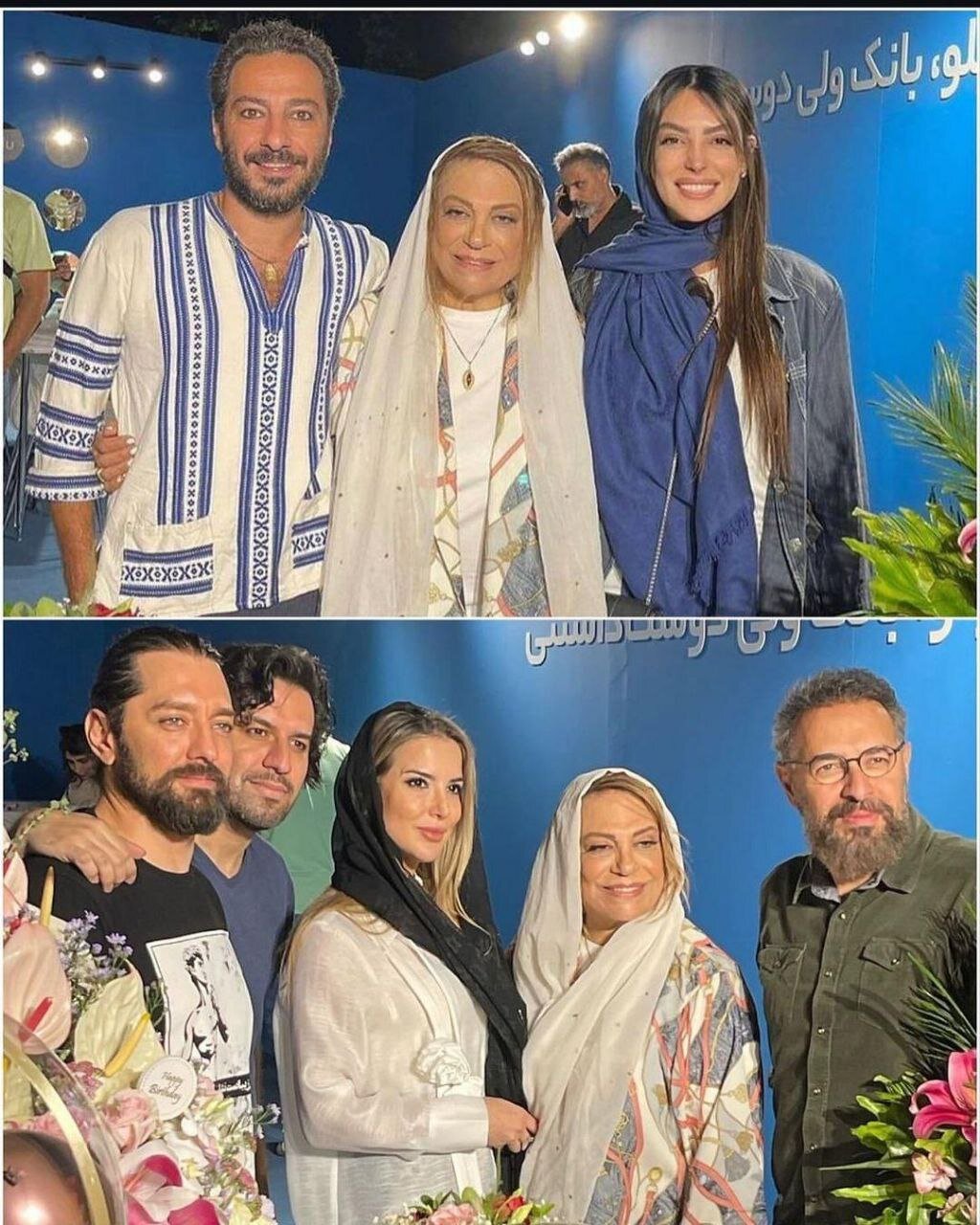 عکس | جشن تولد گوهر خیراندیش در کنار بهران رادان و نوید محمدزاده