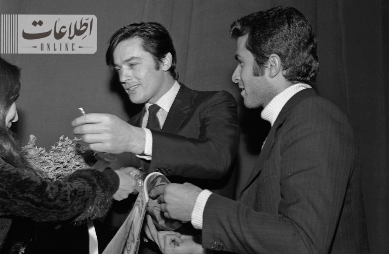 عکسهایی دیدهنشده از «آلن دلون» در تهرانِ سال ۱۳۴۸