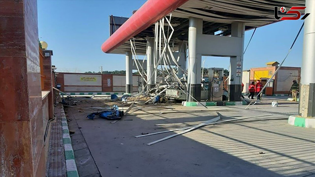 انفجار مرگبار در پمپ بنزین ساعی تهران/ عکس