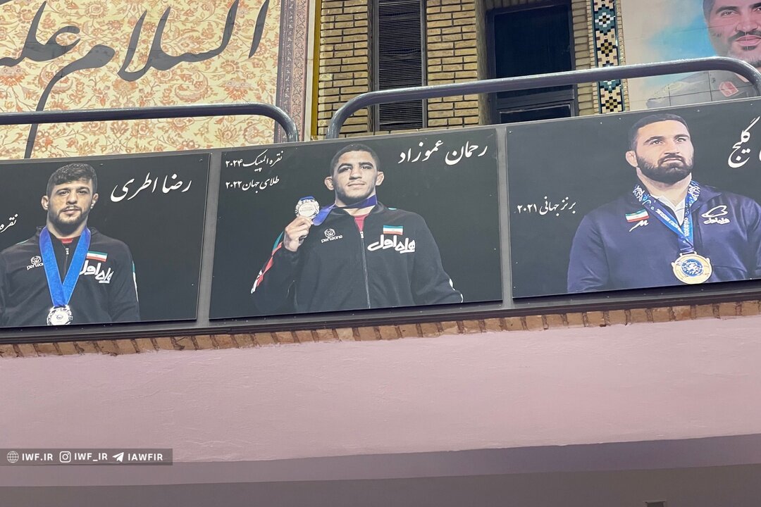عکس| پهلوانان خانه کشتی به روز شدند