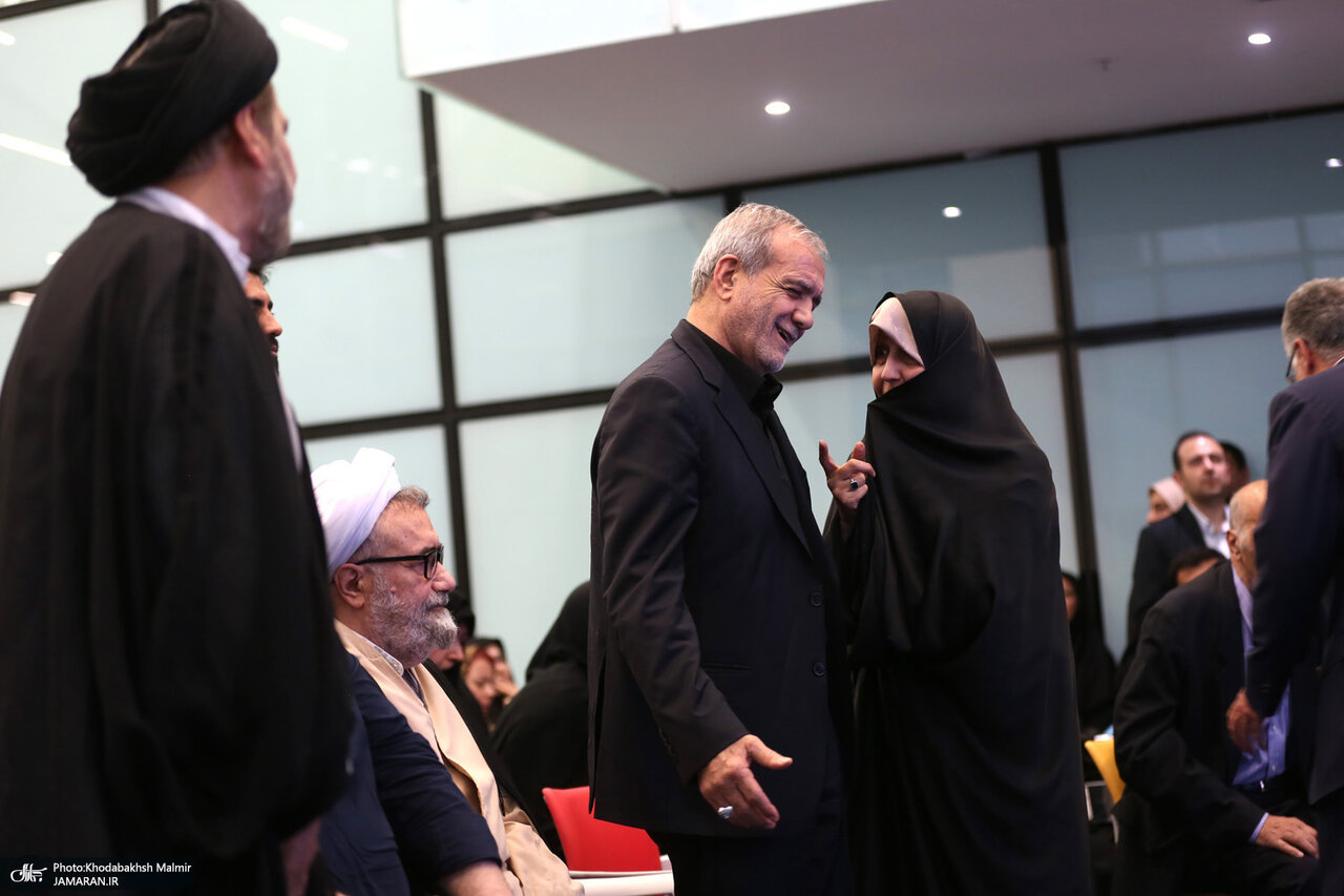 تصاویری از خوش و بش مهدی هاشمی با پزشکیان /محسن هاشمی و فاطمه هاشمی هم بودند