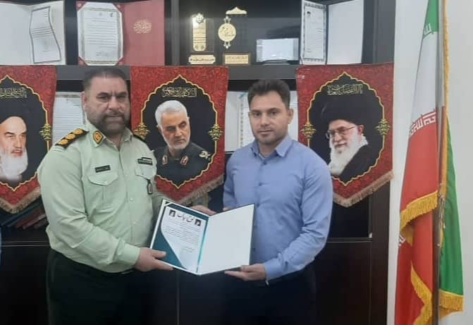 دیدار فرمانده انتظامی کرخه با فرماندار و مسئولان اجرایی