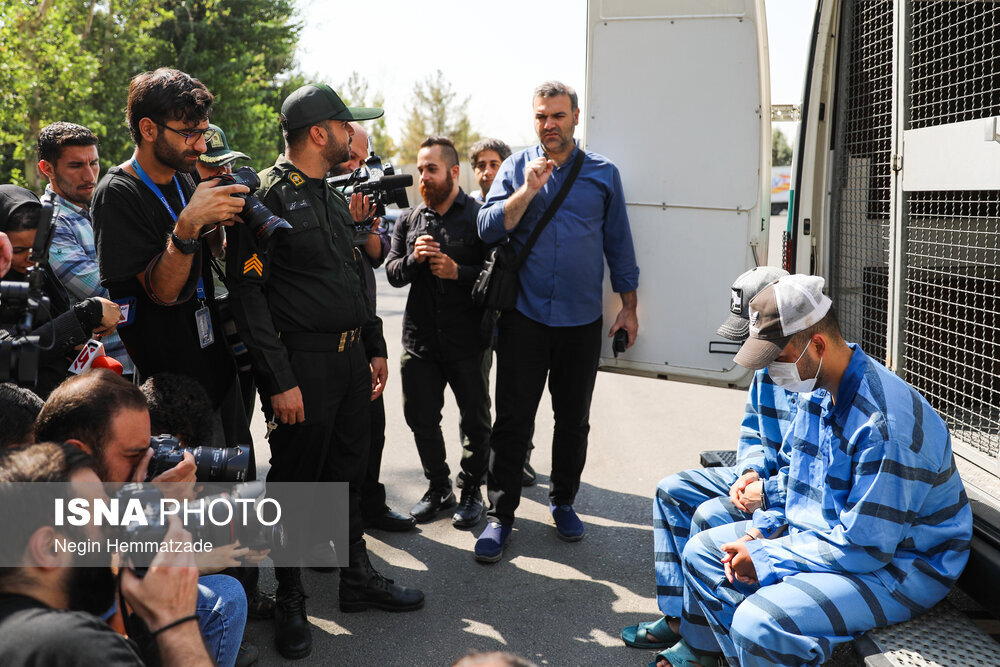 تصاویری جدید از دستگیری سارقان معروف استاد معین