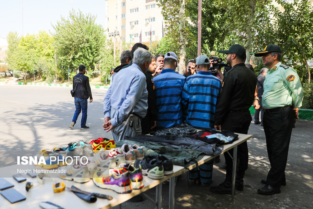 تصاویری جدید از دستگیری سارقان معروف استاد معین