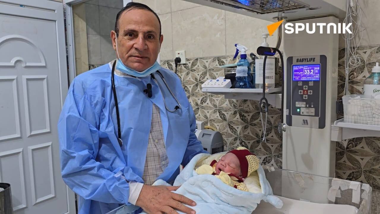 تولد نوزاد عجول در آسمان / عکس 2