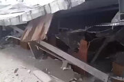 ببینید | فرو ریختن سقف یک کلیسا در برزیل!