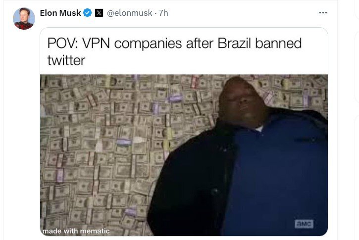 تصویری از فیلترشکن فروشها در برزیل / ایلان ماسک منتشر کرد