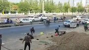 ببینید | تصاویر باورنکردنی از نزاع دسته جمعی چند مرد افغانستانی در تهران