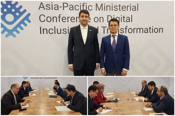 وزیر ارتباطات در آستانه چه میکند؟