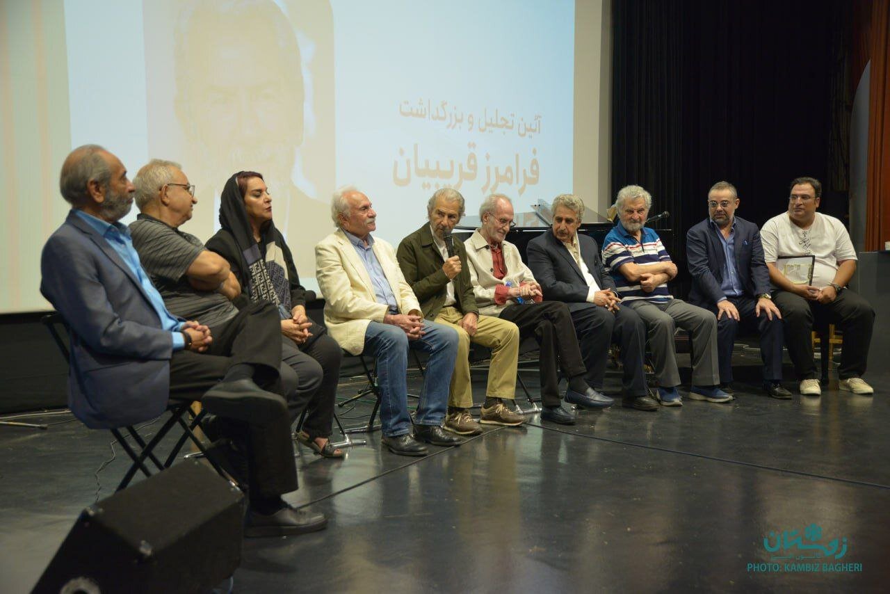 بزرگداشت فرامرز قریبیان با حضور اهالی هنر برگزار شد؛ دوستت دارم رفیق!/ قریبیان یک چهره ماندگار فرهنگی است 2