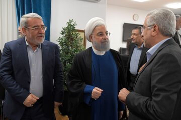 دیدار روحانی با وزیران و معاونان سابق دولت دوازدهم