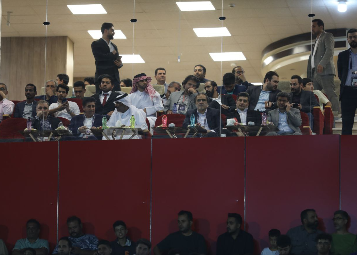 عکس| شیوخ قطری شاهد شکست سنگین الغرافه