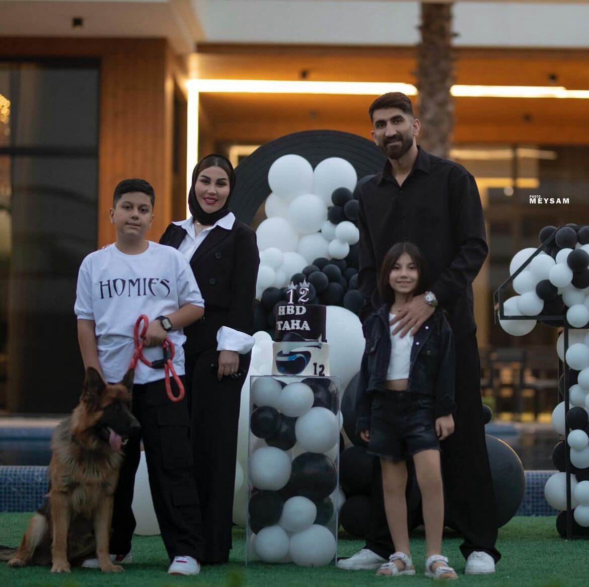 عکس | دورهمی خانوادگی بیرانوند برای تولد پسرش 2