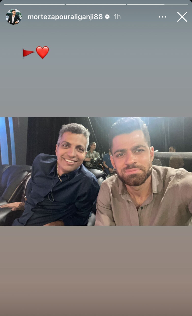 عکس | سلفی ستاره پرسپولیس با فردوسیپور وسط دربی