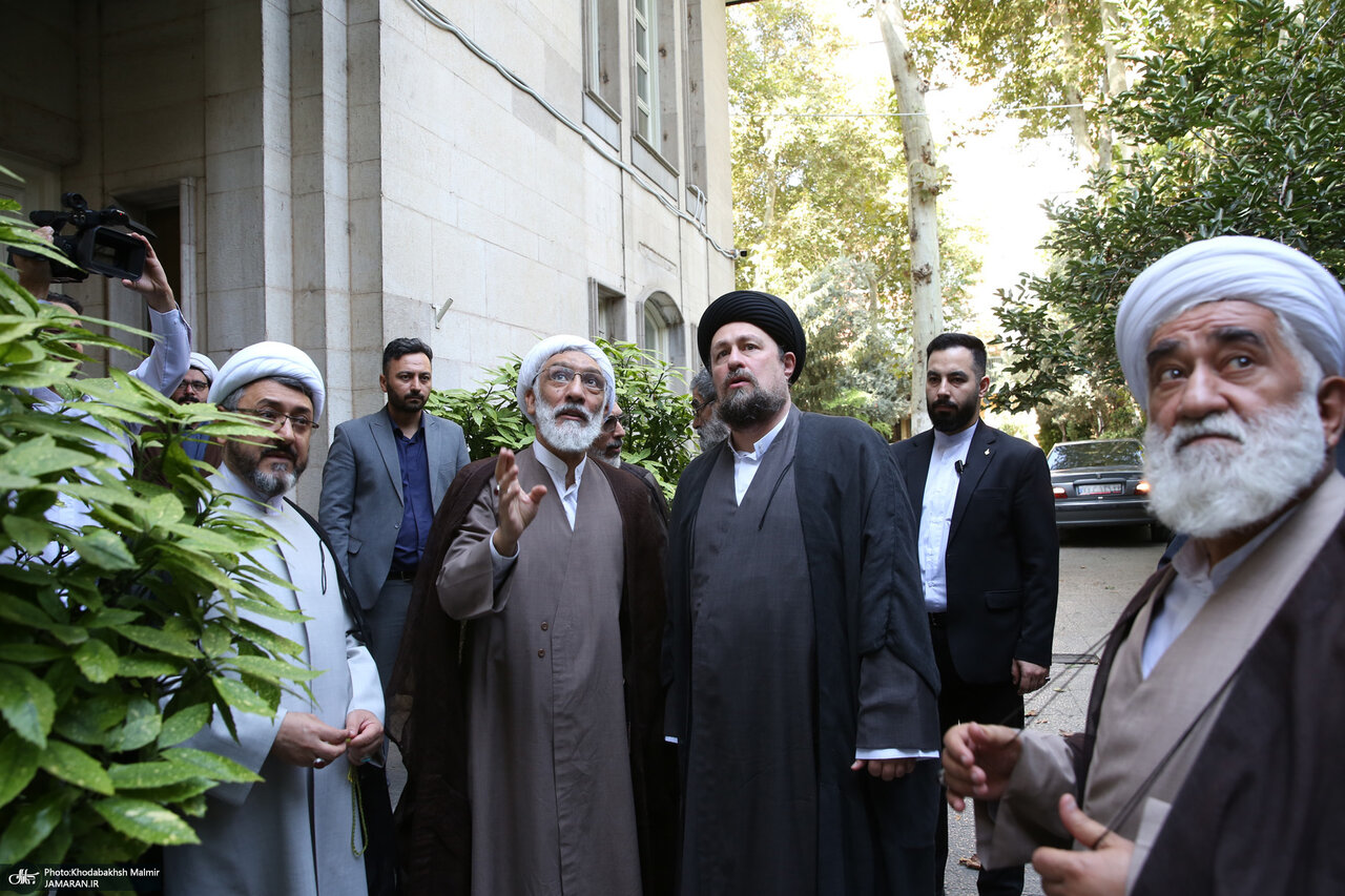 تصاویر دیدار صمیمانه سیدحسن خمینی با کاندیدای انتخابات ریاست جمهوری ۱۴۰۳