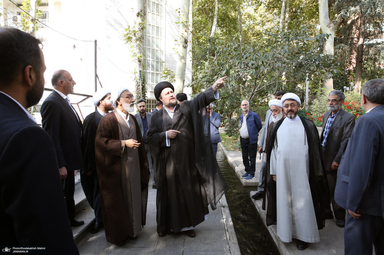 تصاویر دیدار صمیمانه سیدحسن خمینی با کاندیدای انتخابات ریاست جمهوری ۱۴۰۳