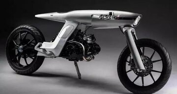 عجیبترین موتورسیکلتی که دیدهاید/ عکس