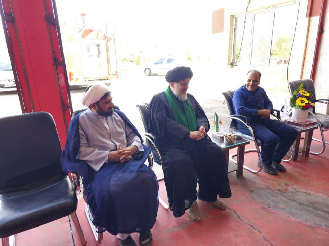 بازدید امام جمعه بافق از آتش نشانی