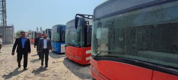 ترخیص اتوبوسهای وارداتی از بندر شهید رجایی آغاز شد