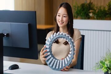 کیبورد بی سر و ته / اختراع ژاپنی گوگل