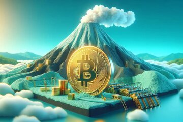 استخراج بیتکوین با انرژی آتشفشان!