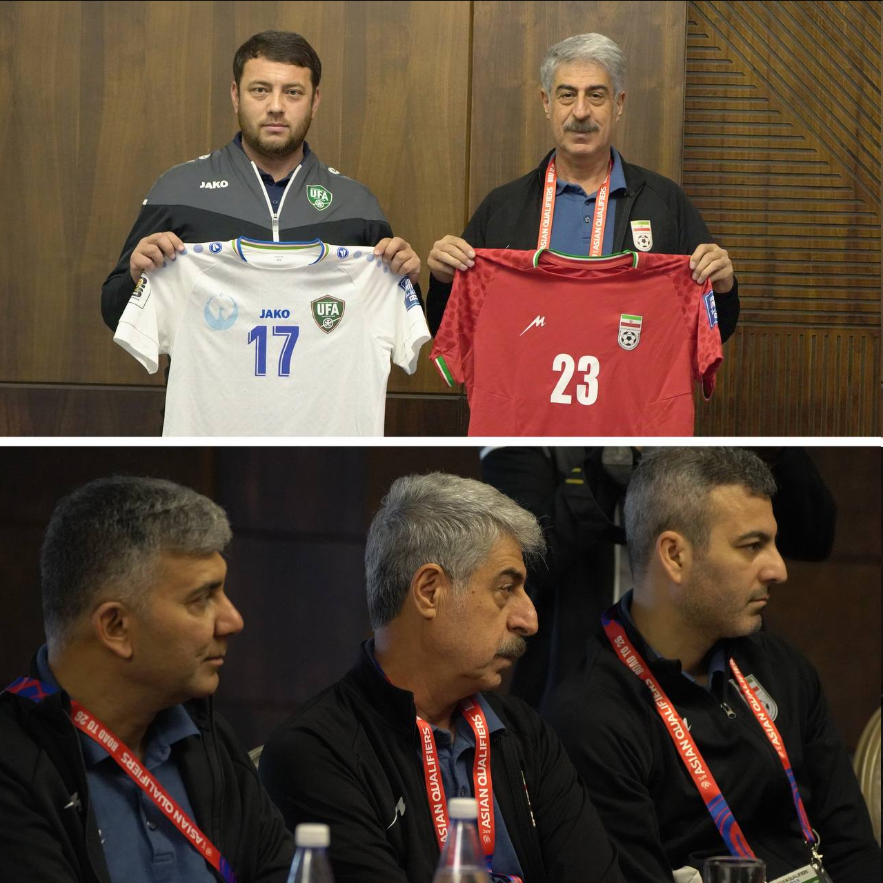 ایران با پیراهن قرمز مقابل ازبکستان