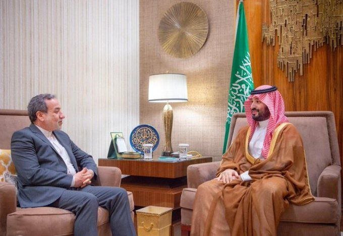 تصاویر پر بازدید از دیدار عراقچی با بن‌ سلمان در عربستان