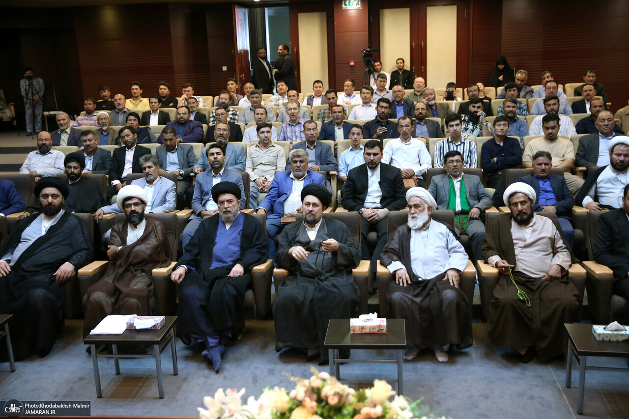 تصاویری از دیدار اعضای هیأتهای مذهبی افغانستانی با سید حسن خمینی