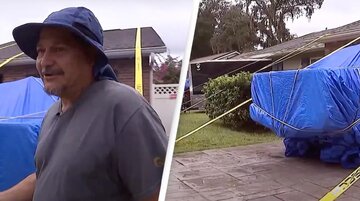 ایده جالب یک مرد برای حفظ خانهاش از توفان آمریکا خبرساز شد/ عکس ایده جالب یک مرد برای حفظ خانهاش از توفان آمریکا خبرساز شد/ عکس