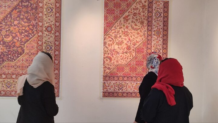 نمایشگاه انفرادی طراحی نقوش ایرانی در ارومیه برگزار شد