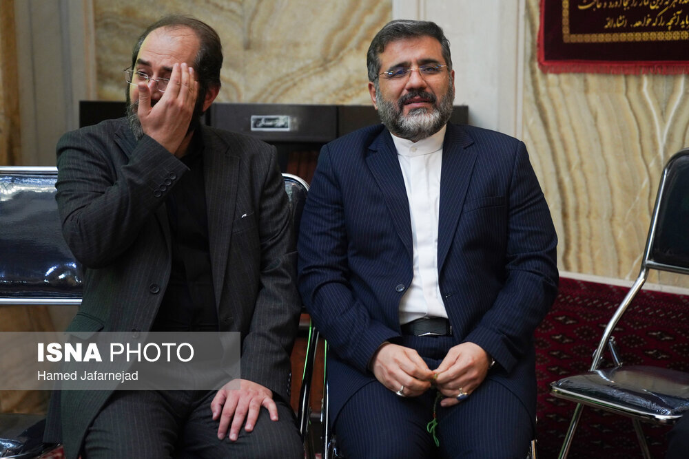 جدیدترین تصاویر از فرزند رهبر انقلاب در یک مراسم ختم/ محسنی اژهای هم آمد