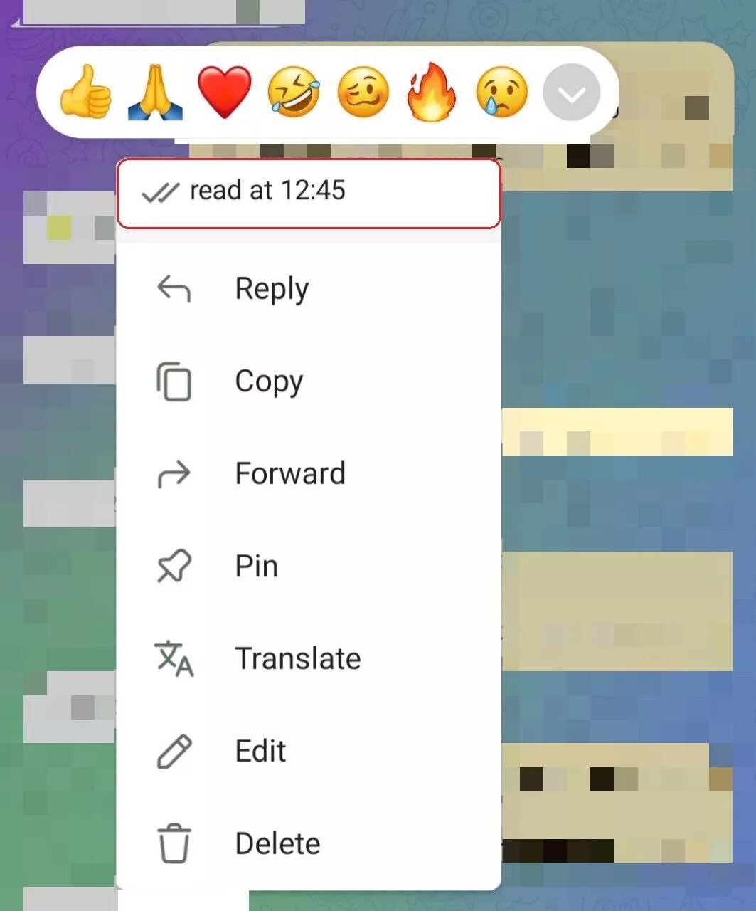 ساعت خوانده شدن پیامها در تلگرام را بفهمید!