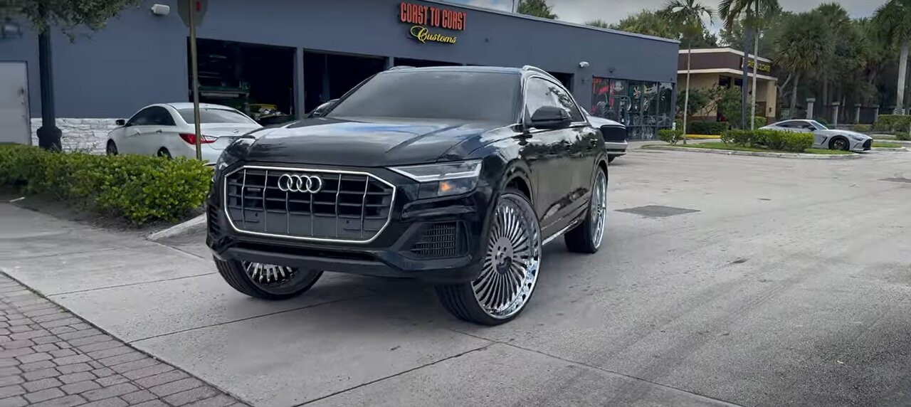 آئودی با چرخهایی دو برابر چرخ پراید! /عکس