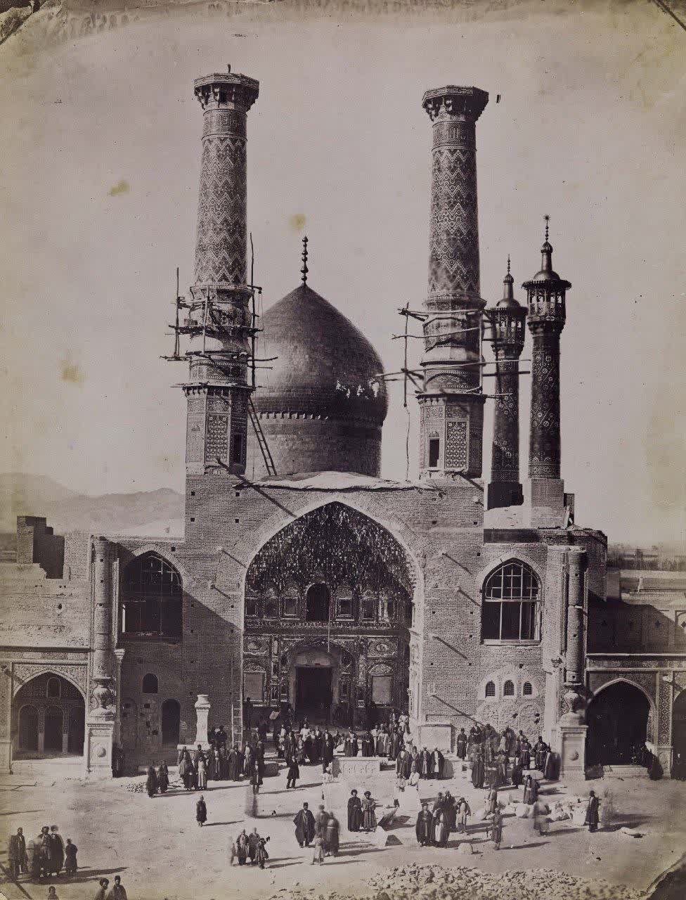 عکس| قدیمی ترین صحن حرم حضرت معصومه