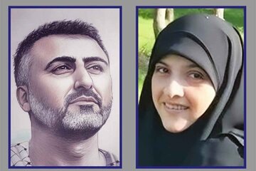 عکس | تصویری از شهیده معصومه کرباسی در لبنان و همسرش عکس | تصویری از شهیده معصومه کرباسی در لبنان و همسرش