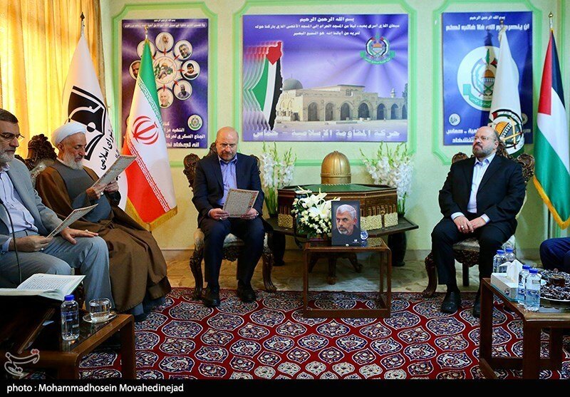 از سردار قاآنی و خرازی و قالیباف تا رقیب پزشکیان و کاظم صدیقی در دفتر سیاسی حماس +تصاویر