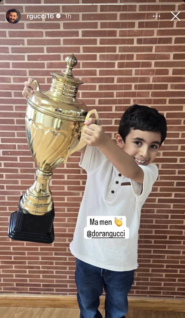 عکس | قهرمانی قوچاننژاد در رشته جدید؛ جام به فرزند ستاره تیم ملی رسید!