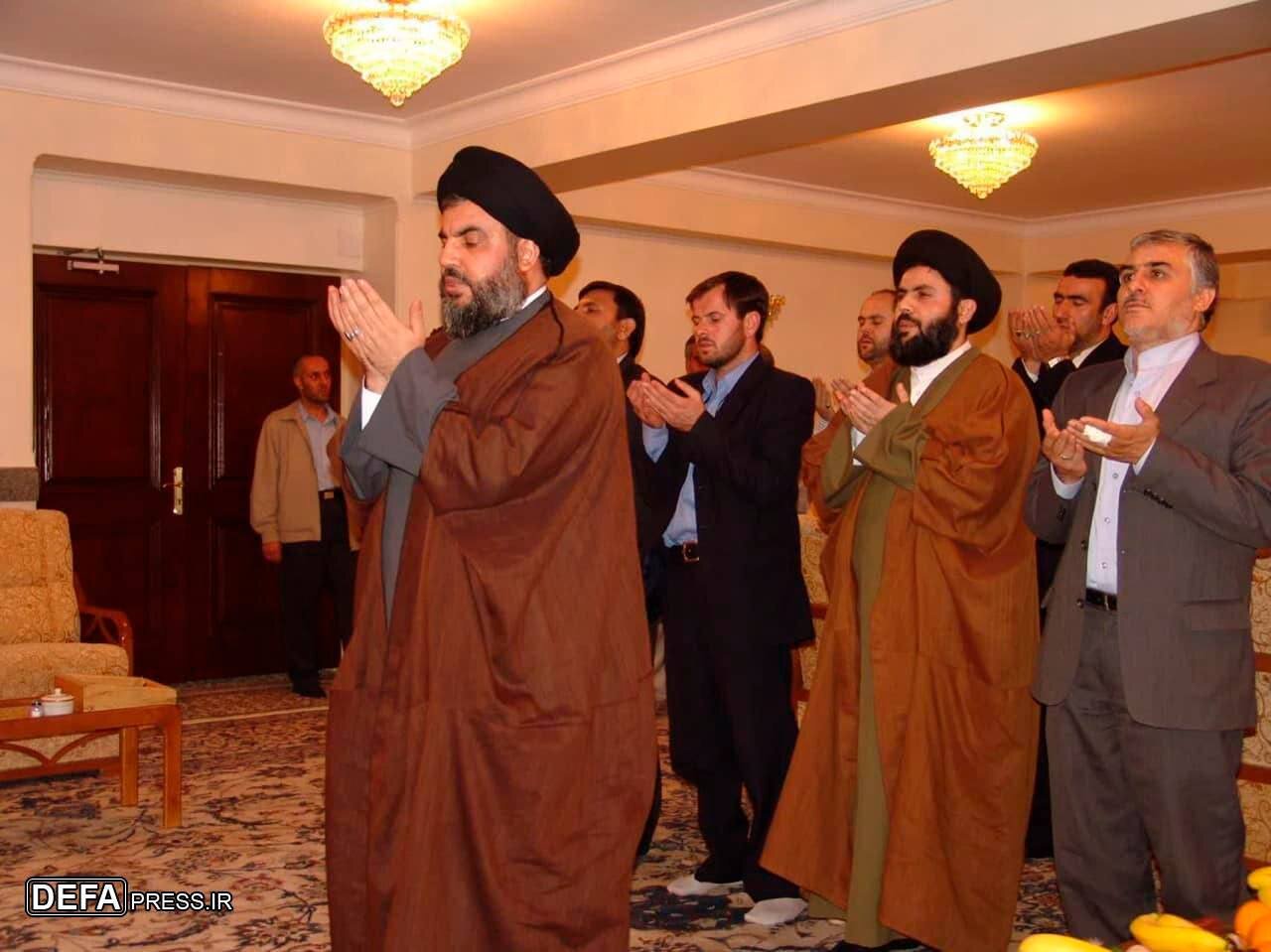 تصاویری از حضور و زیارت شهید سید حسن نصرالله و شهید سید هاشم صفی الدین رضوان الله تعالی علیهم در حرم حضرت عبدالعظیم حسنی تصاویری از حضور و زیارت شهید سید حسن نصرالله و شهید سید هاشم صفی الدین رضوان الله تعالی علیهم در حرم حضرت عبدالعظیم حسنی