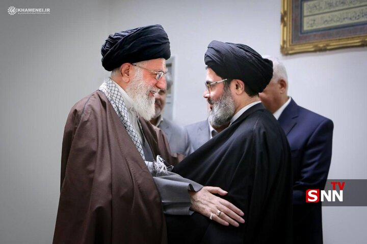 تصاویری از شهید سیدهاشم صفی‌الدین رضوان‌الله‌علیه در کنار رهبر انقلاب