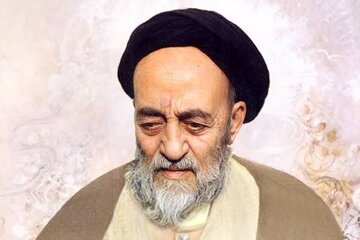 عکس قدیمی دیده نشده از علامه طباطبایی در حال خوشآمدگویی عکس قدیمی دیده نشده از علامه طباطبایی در حال خوشآمدگویی