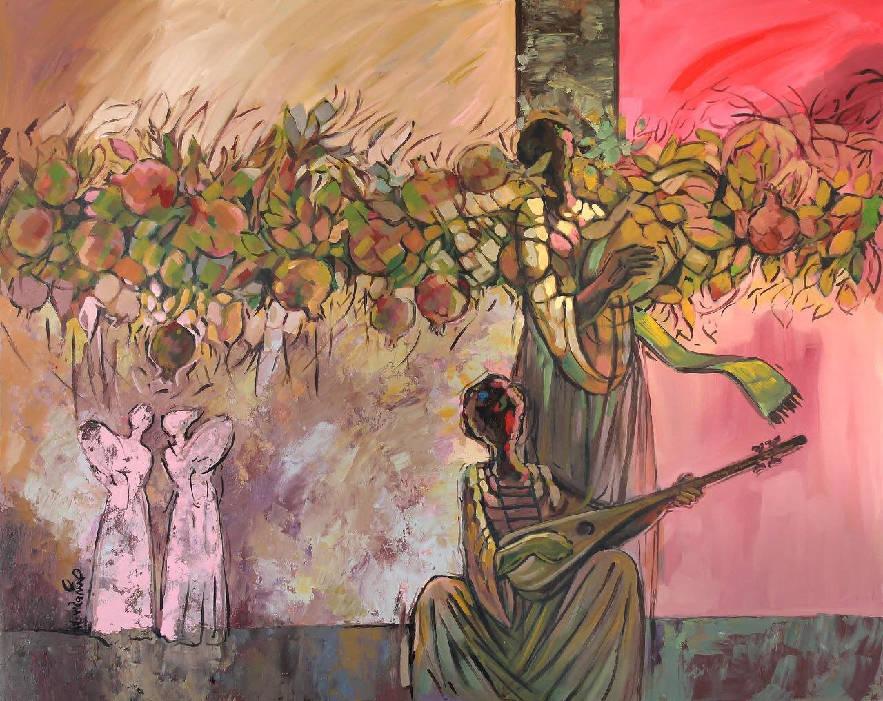 علی خسروی: جهان نقاشیهایم را از مینیاتور وام گرفتهام