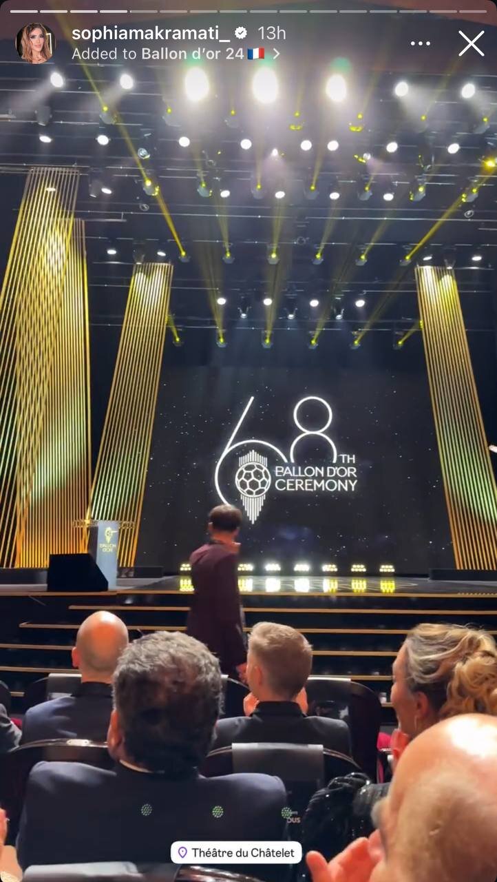 عکس | یک زن ایرانی در مراسم توپ طلا